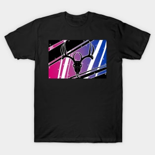 Bi Pride Skull - Deer T-Shirt